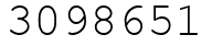 Число 3098651.