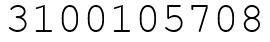 Число 3100105708.