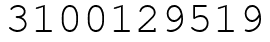Число 3100129519.