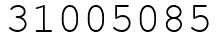 Число 31005085.