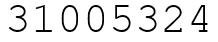Число 31005324.