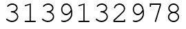 Число 3139132978.