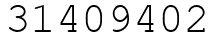 Число 31409402.