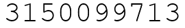 Число 3150099713.