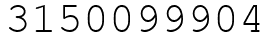 Число 3150099904.