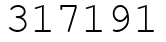 Число 317191.