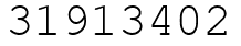 Число 31913402.