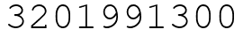 Число 3201991300.