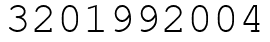 Число 3201992004.