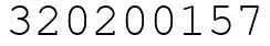 Число 320200157.