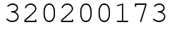Число 320200173.