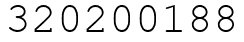 Число 320200188.