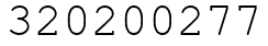Число 320200277.