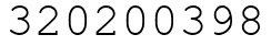 Число 320200398.