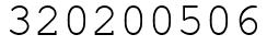 Число 320200506.