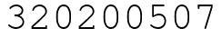 Число 320200507.