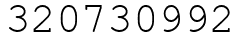 Число 320730992.