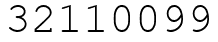 Число 32110099.