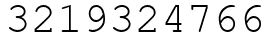 Число 3219324766.
