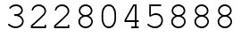 Число 3228045888.