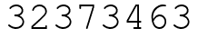 Число 32373463.