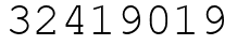 Число 32419019.