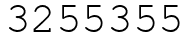 Число 3255355.