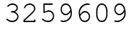 Число 3259609.