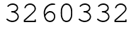 Число 3260332.