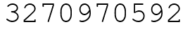 Число 3270970592.