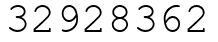 Число 32928362.