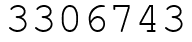 Число 3306743.