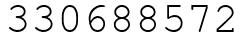Число 330688572.
