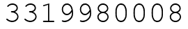 Число 3319980008.