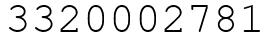 Число 3320002781.