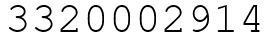 Число 3320002914.