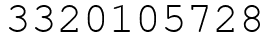 Число 3320105728.