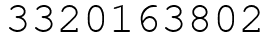 Число 3320163802.