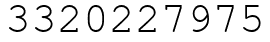 Число 3320227975.