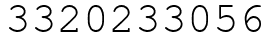 Число 3320233056.