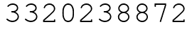 Число 3320238872.