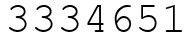 Число 3334651.