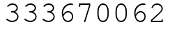 Число 333670062.