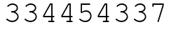 Число 334454337.