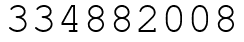 Число 334882008.