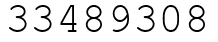 Число 33489308.