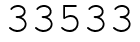 Число 33533.