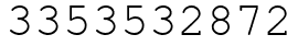 Число 3353532872.
