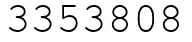 Число 3353808.