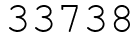 Число 33738.